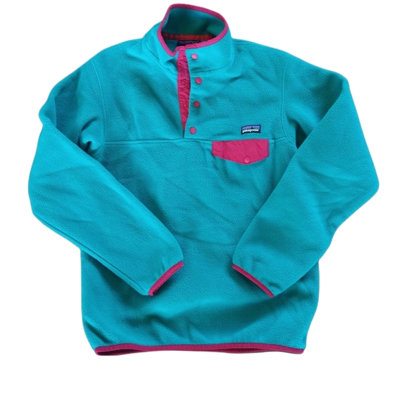 Patagonia synchilla teal snap re tool pullover - Picture 1 of 7